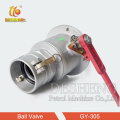 Round  Flange  Ball Valve Female and Male  Aluminum for Fuel Tanker Truck